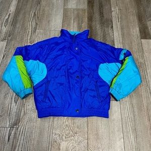 Vintage 70’s Puffer Coat Gerry Ski jacket snow 12 unisex winter snowboard